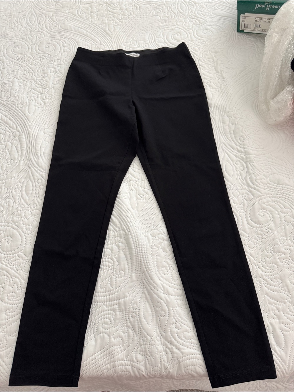 Calvin Klein Black Skinny Ponte Pants